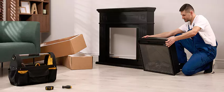 Old Rusted Metal Fireplace Repair And Replacement in Richmond, KY